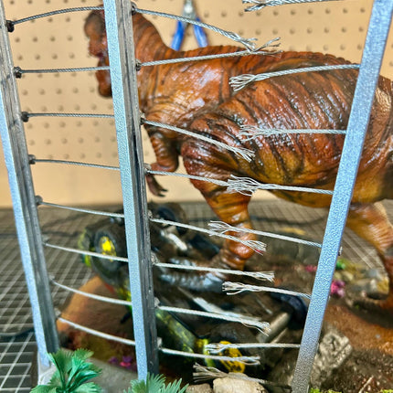 Jurassic Park T. Rex Attack Diorama