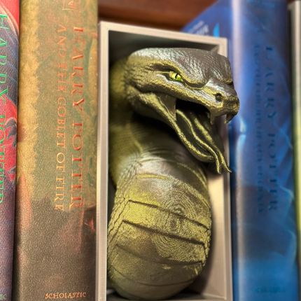 Serpent's Ascent — 3D Printed "Slytherin Inspired" Book Nook