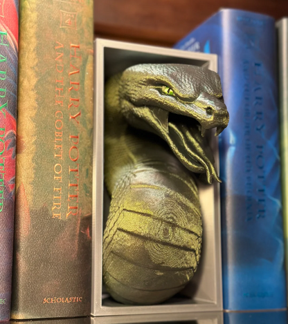 Serpent's Ascent — 3D Printed "Slytherin Inspired" Book Nook