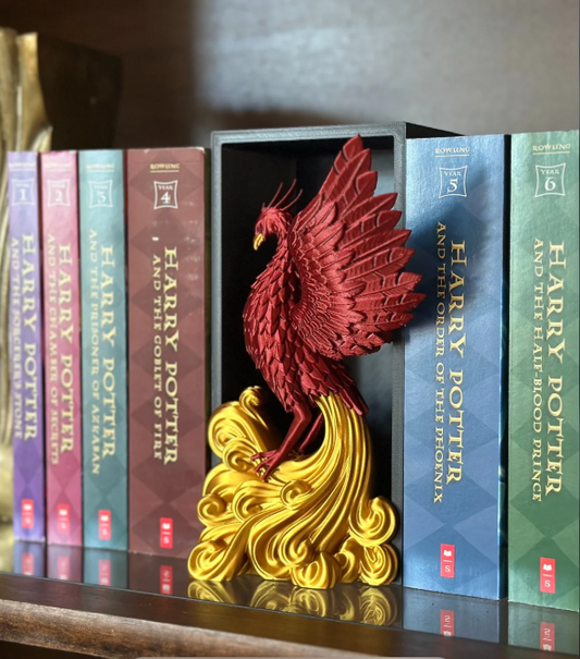 Phoenix Ember — 3D Printed Phoenix Book Nook