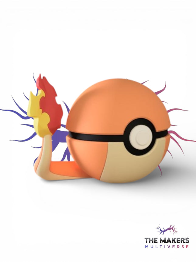 Charmander-Inspired Poké Ball