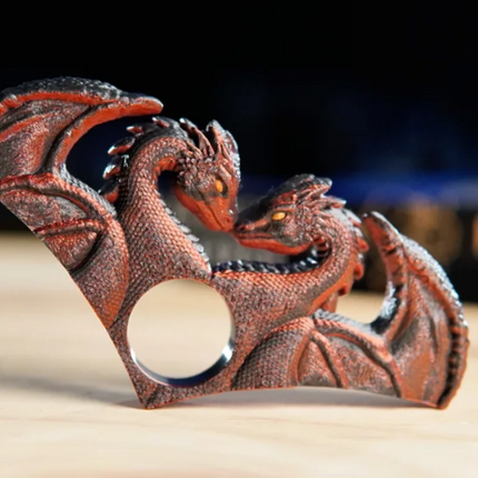 Dragon Lovers Page Holder — 3D Printed (Mythical Bookmarking Duo)