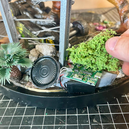 Jurassic Park T. Rex Attack Diorama