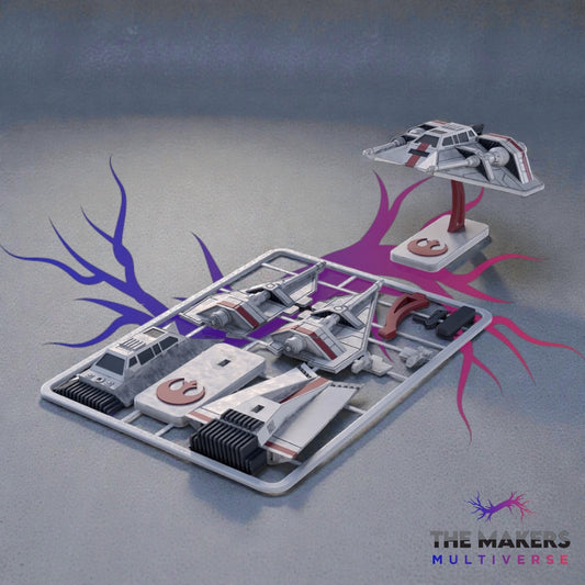 Snowspeeder Vehicle Kit Card