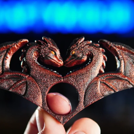 Dragon Lovers Page Holder — 3D Printed (Mythical Bookmarking Duo)