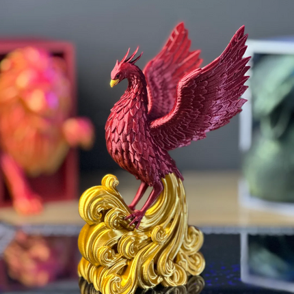 Phoenix Ember — 3D Printed Phoenix Book Nook