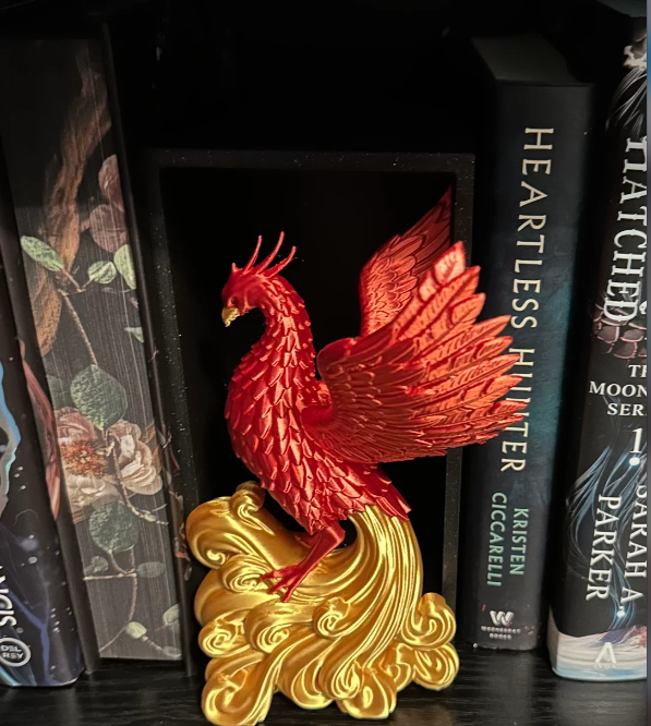 Phoenix Ember — 3D Printed Phoenix Book Nook