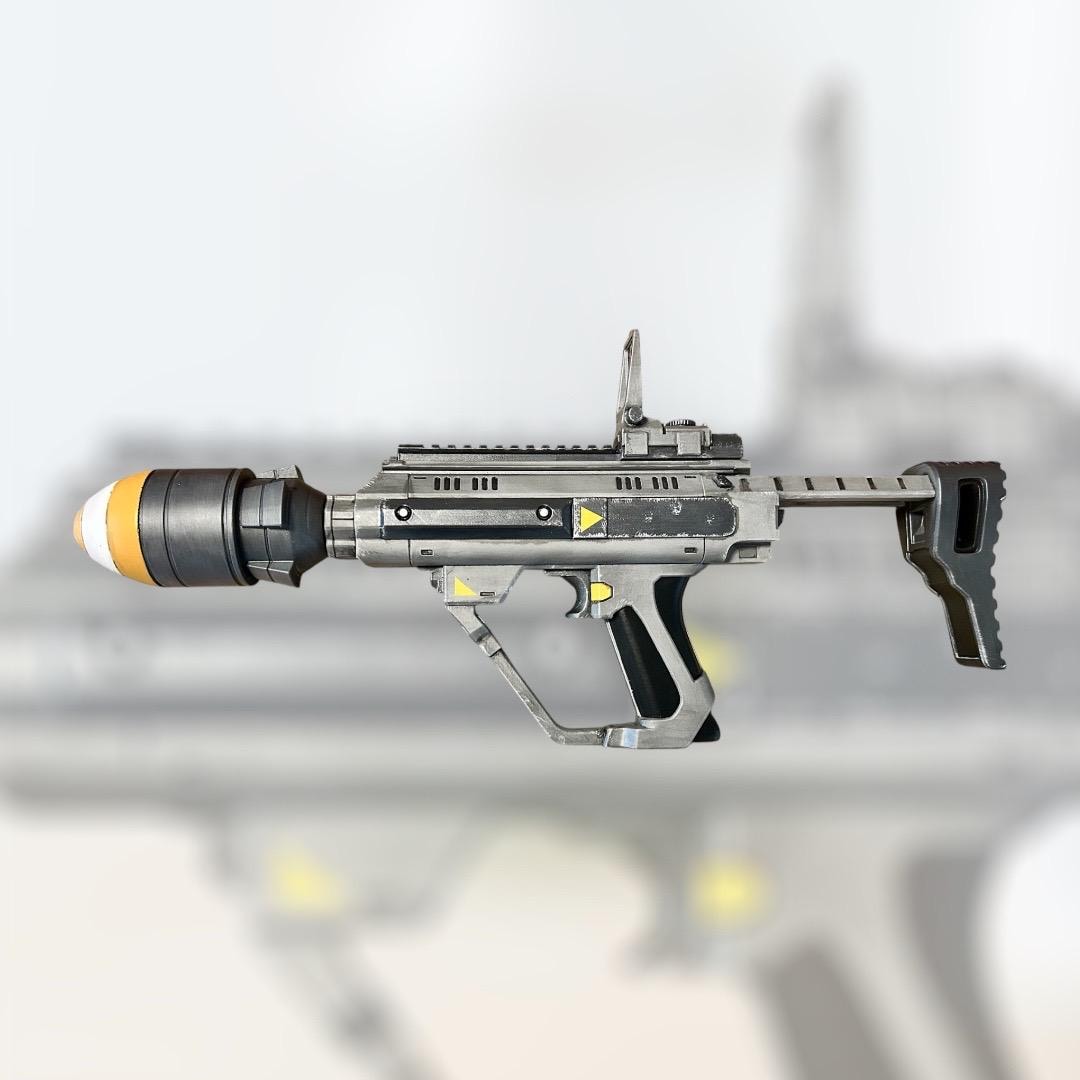 Ultimatum Nuke Launcher 3D Printed Prop inspired by Hell divers 2