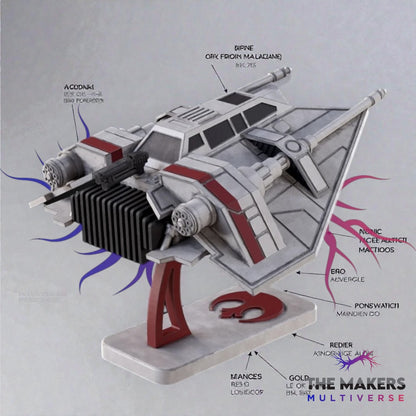 Snowspeeder Vehicle Kit Card