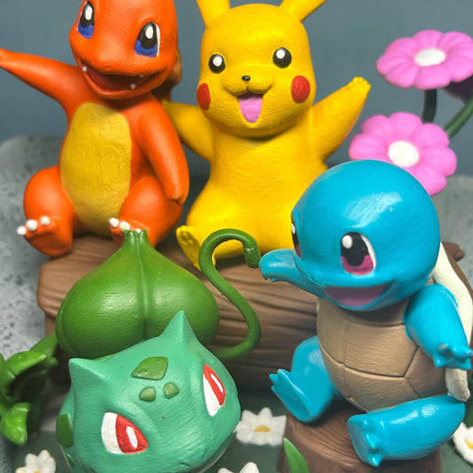 Starter Pokémon Forest Diorama