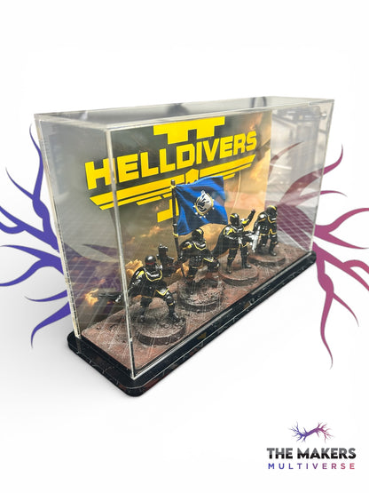 Hell Divers 2 Miniature Squad Diorama