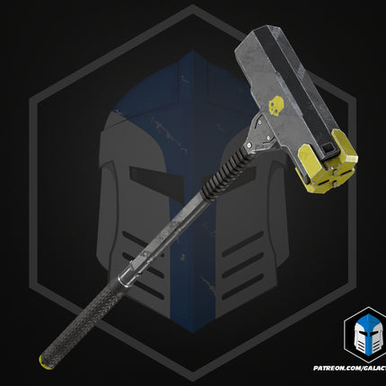 Helldivers 2 Breaching Hammer –  Sci-Fi Display Prop (Non-Functional)