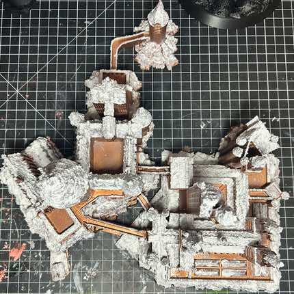 Snowy Castle inspired by Hogwarts