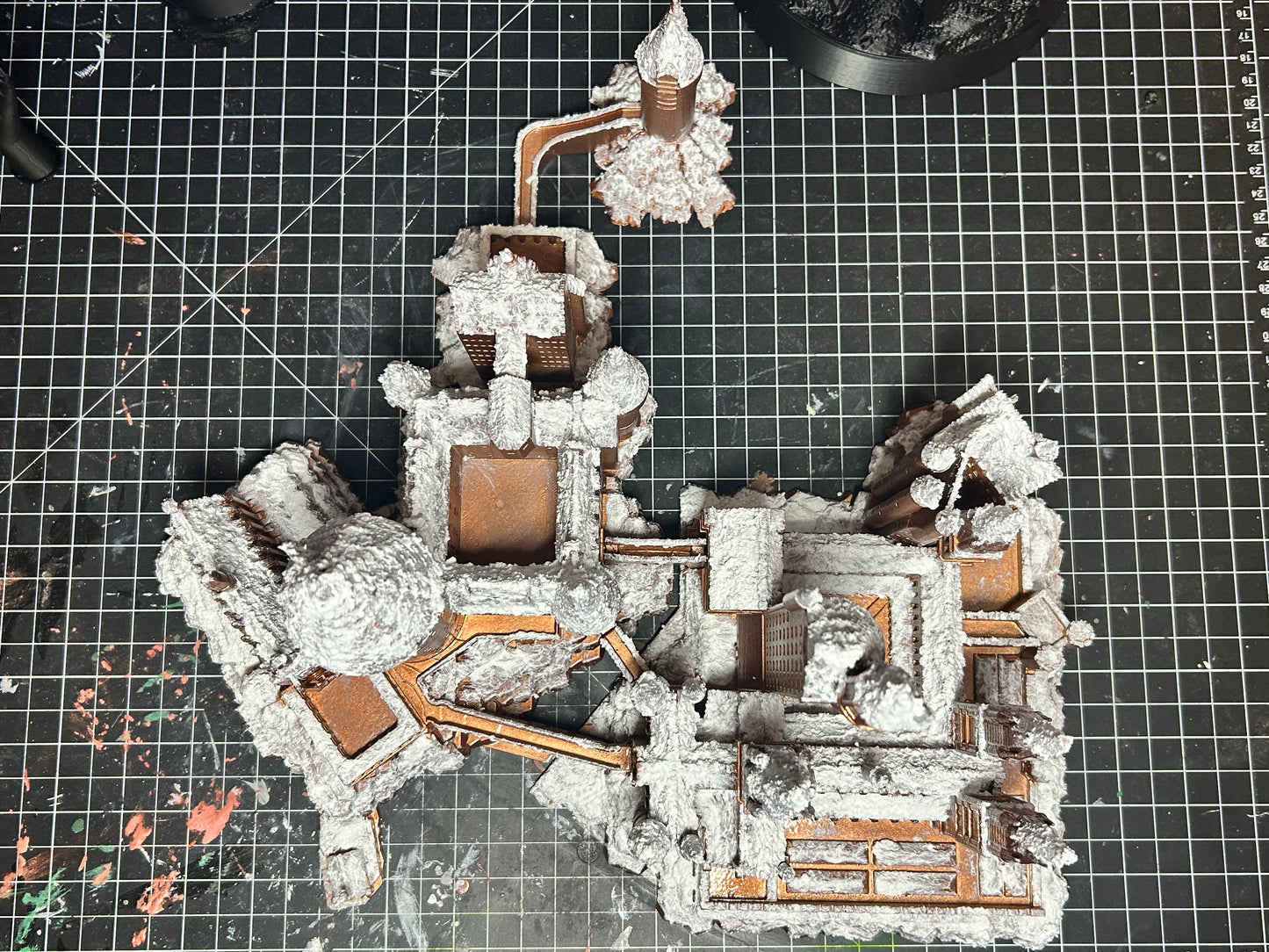 Snowy Castle inspired by Hogwarts