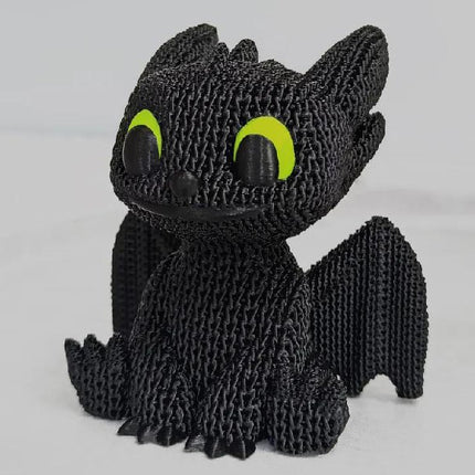 Knitted-Style Toothless Night Fury