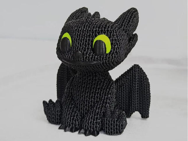 Knitted-Style Toothless Night Fury