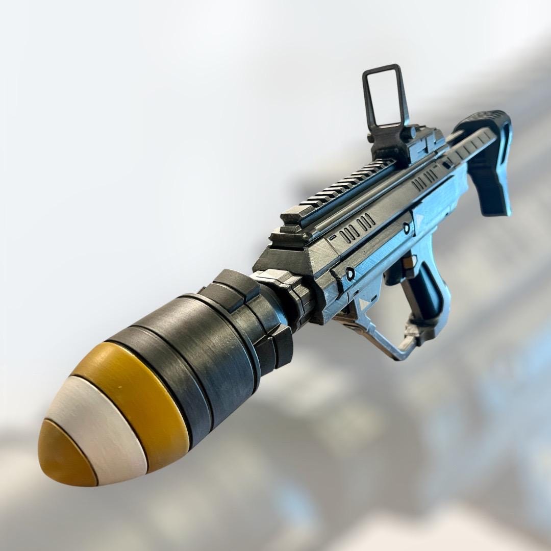 Ultimatum Nuke Launcher 3D Printed Prop inspired by Hell divers 2