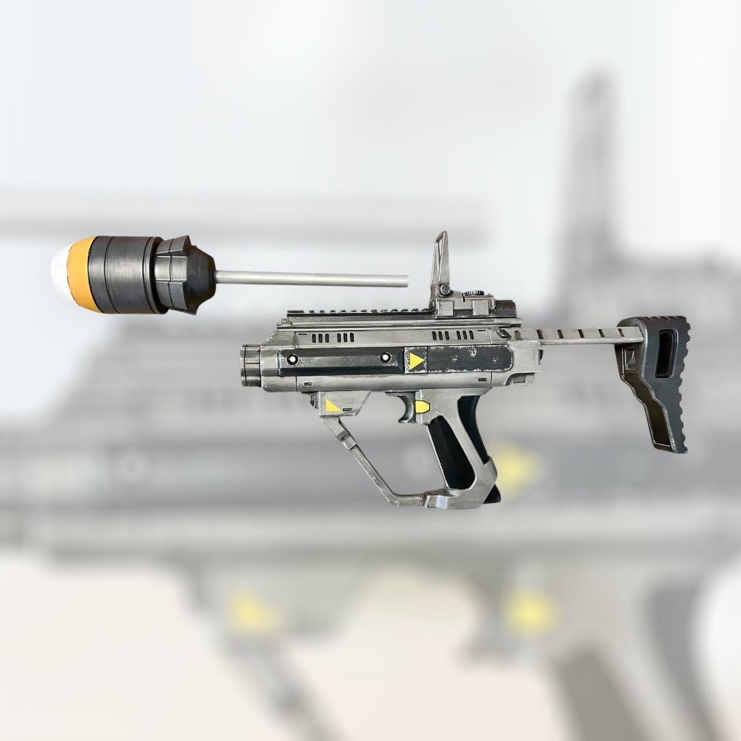 Ultimatum Nuke Launcher 3D Printed Prop inspired by Hell divers 2