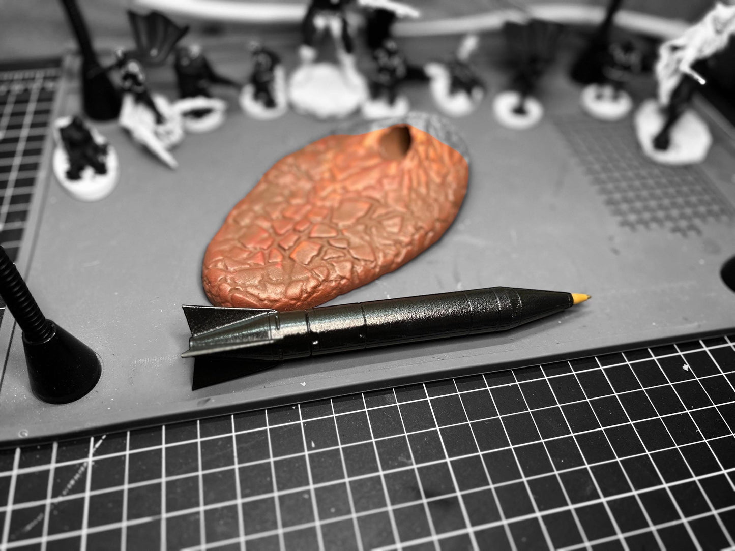 500kg Hell Bomb Pen – 3D Printed & Hand-Painted