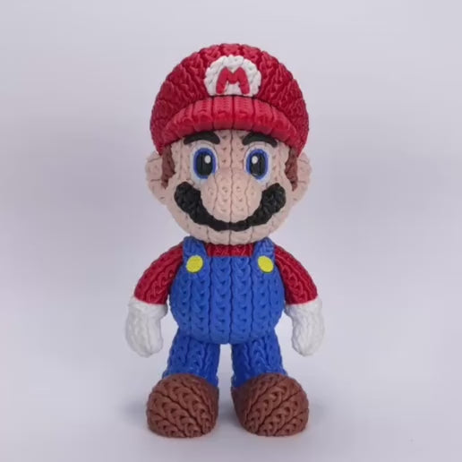 Knitted-Style Mario